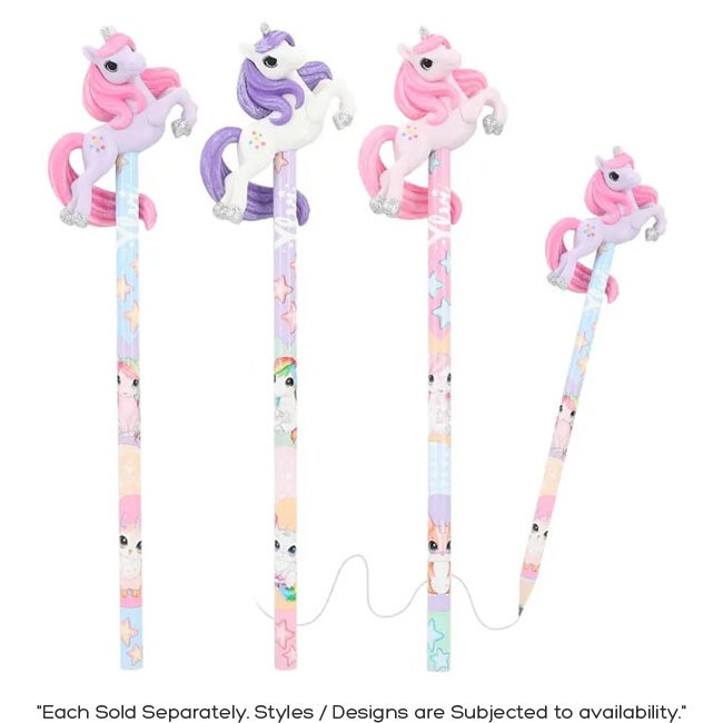 TOP MODEL YLVI PENCIL WITH 3D UNICORN TOPPER