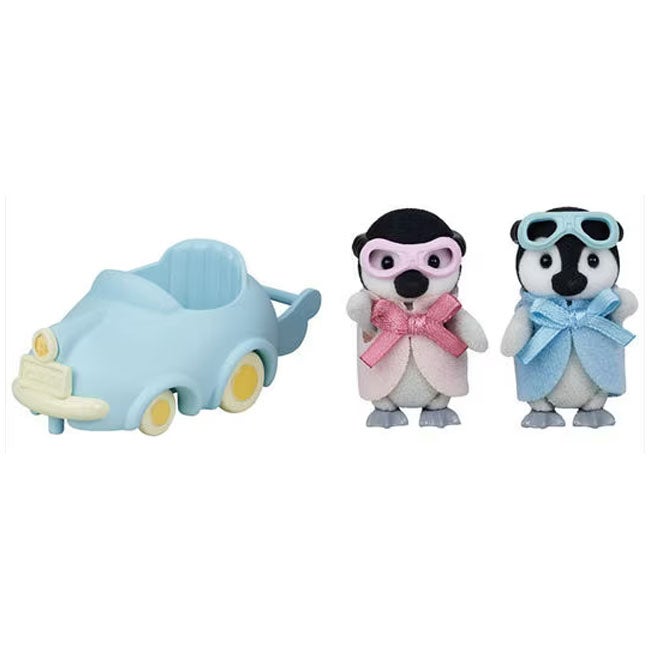 SYLVANIAN FAMILIES PENGUIN BABIES RIDE AND PLAY
