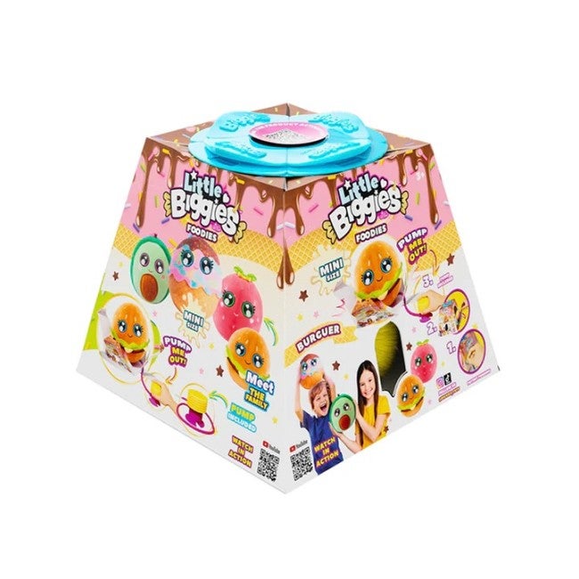 BIGGIES HAMBURGER INFLATABLE LITTLE BIGGIES PLUSH TOY