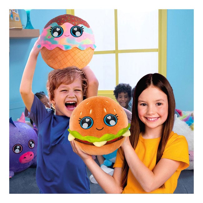 BIGGIES HAMBURGER INFLATABLE LITTLE BIGGIES PLUSH TOY