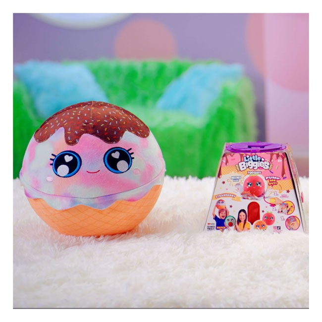 BIGGIES ICE CREAM INFLATABLE LITTLE BIGGIES PLUSH TOY