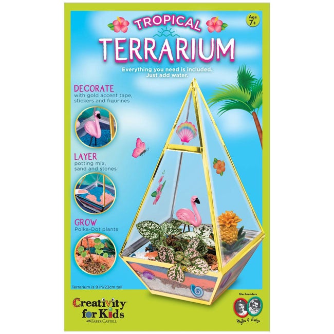 CREATIVITY FOR KIDS TROPICAL TERRARIUM