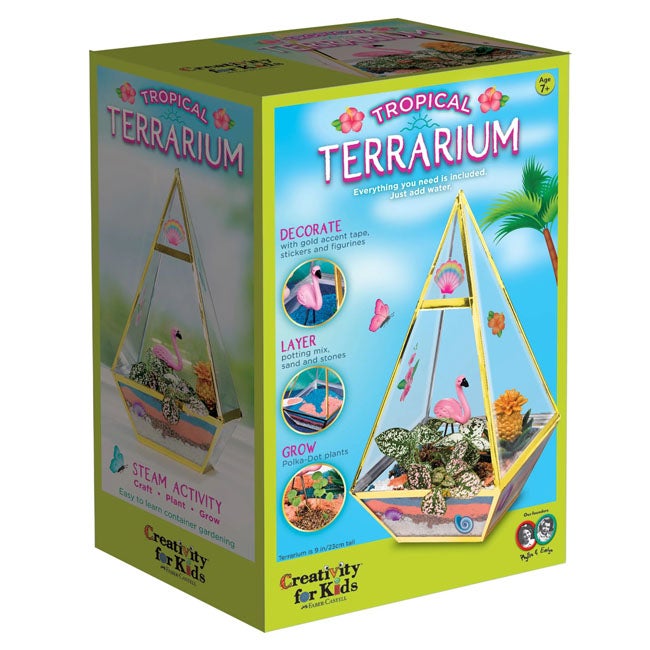 CREATIVITY FOR KIDS TROPICAL TERRARIUM