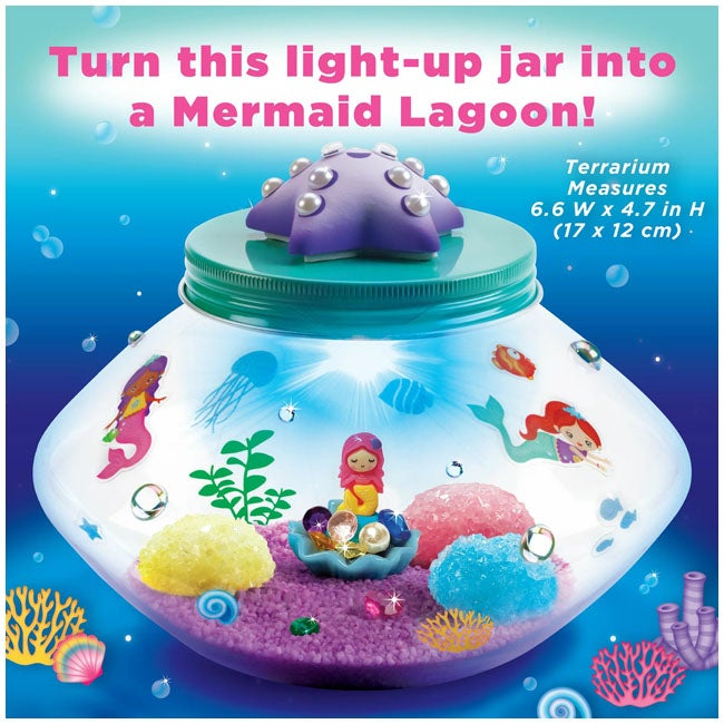 CREATIVITY FOR KIDS CRYSTAL MERMAID TERRARIUM