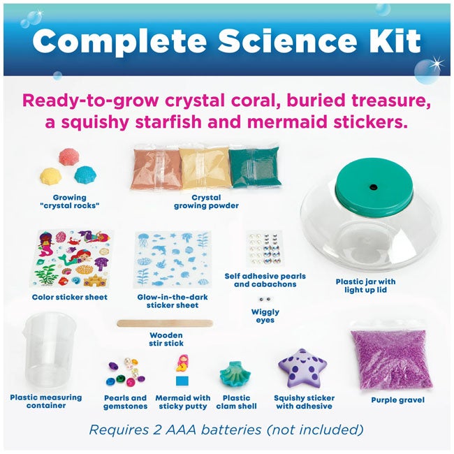 CREATIVITY FOR KIDS CRYSTAL MERMAID TERRARIUM