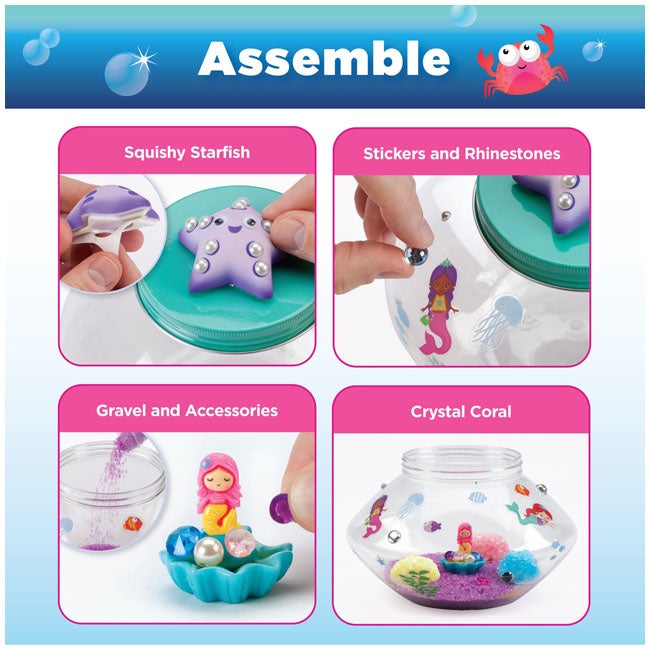 CREATIVITY FOR KIDS CRYSTAL MERMAID TERRARIUM