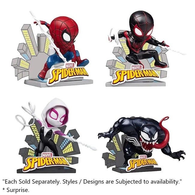 YUME SPIDER-MAN SURPRISE BOX 8CM ATTACK SERIES2- 1PER PC