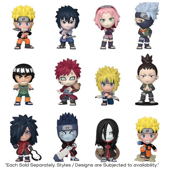 FUNKO MYSTERY MINI ANIMATED: NARUTO 12PC PDQ