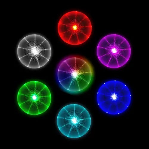 NITE IZE FLASHFLIGHT LED LIGHT UP FLYING DISC - RED