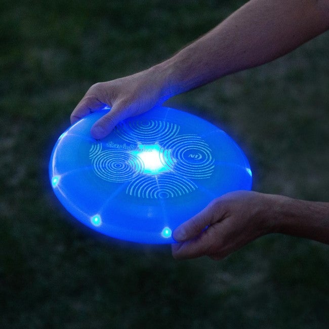 NITE IZE FLASHFLIGHT LED LIGHT UP FLYING DISC - GREEN