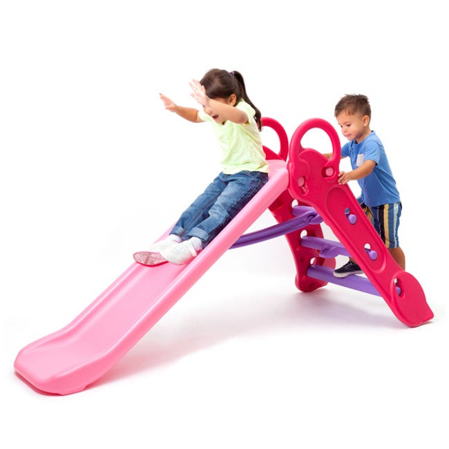 GROW'N UP QWIKFOLD FUN SLIDE - PINK