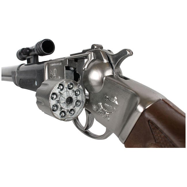GONHER COWBOY RIFLE 8-SHOT PLASTIC DOUBLE BARREL