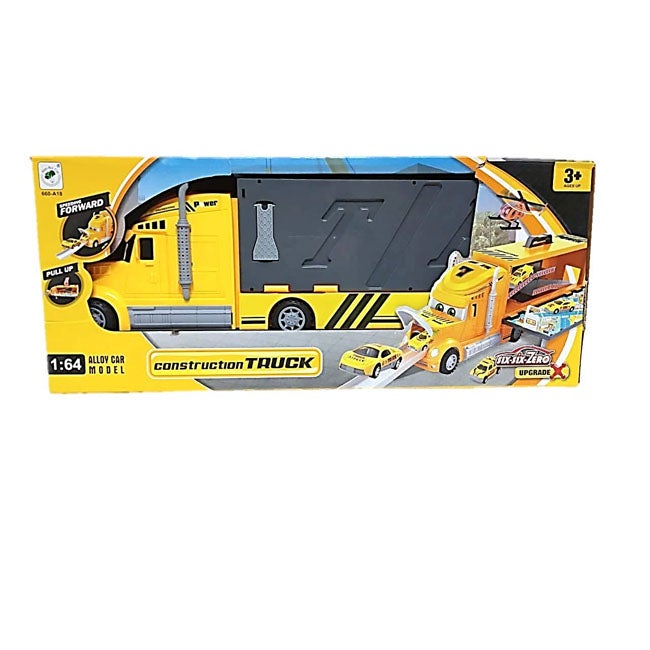 SIX-SIX-ZERO CONSTRUCTION FLODING TRUCK SET W/ LIGHT N SOUND