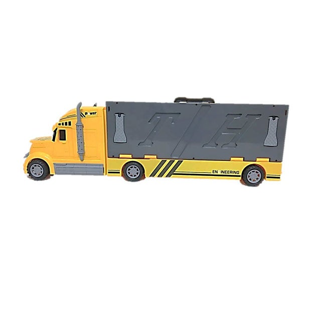 SIX-SIX-ZERO CONSTRUCTION FLODING TRUCK SET W/ LIGHT N SOUND