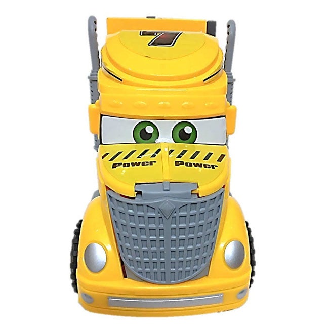 SIX-SIX-ZERO CONSTRUCTION FLODING TRUCK SET W/ LIGHT N SOUND