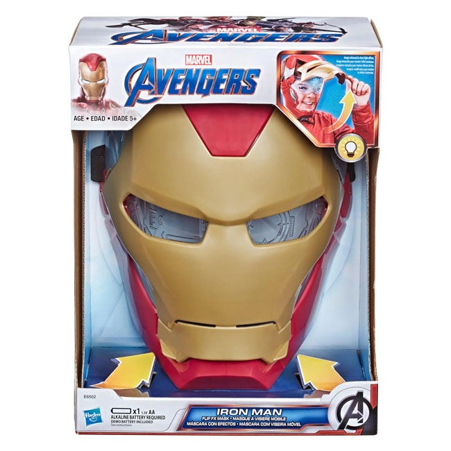 MARVEL AVENGERS IRON MAN FLIP FX MASK