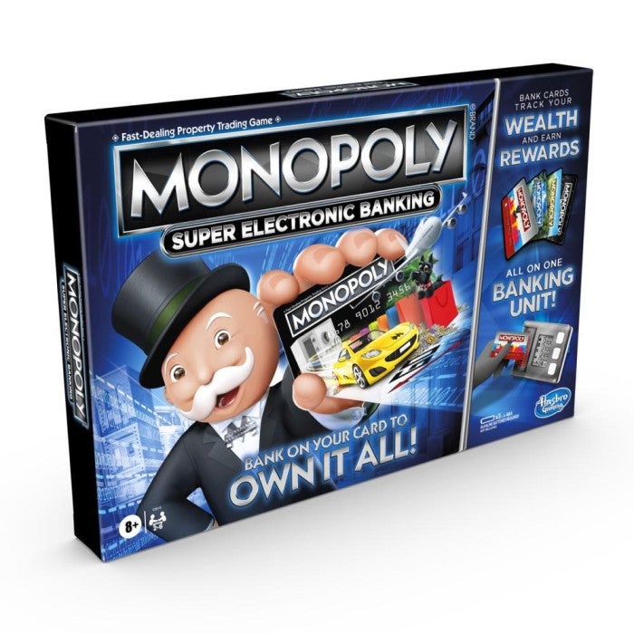 HASBRO MONOPOLY SUPER ELECTRONIC BANKING GAME