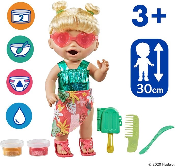 BABY ALIVE SUNSHINE SNACKS EATS AND POOPS DOLL