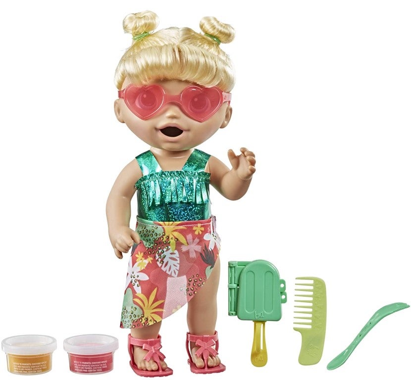BABY ALIVE SUNSHINE SNACKS EATS AND POOPS DOLL