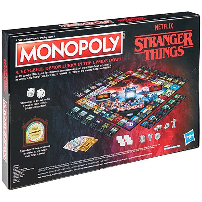 HASBRO MONOPOLY - NETFLIX STRANGER THINGS EDITION GAME