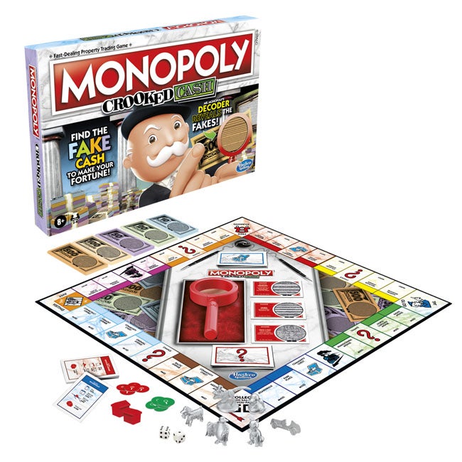 HASBRO MONOPOLY - CROOKED CASH