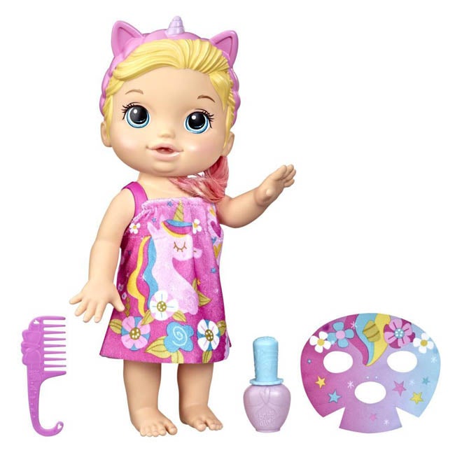 BABY ALIVE UNICORN GLAM SPA BABY DOLL