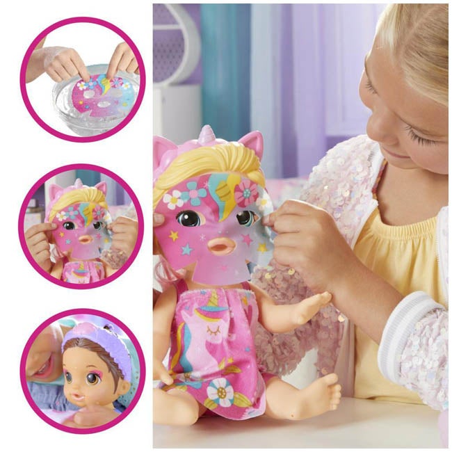 BABY ALIVE UNICORN GLAM SPA BABY DOLL