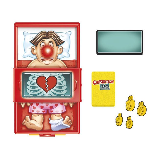HASBRO OPERATION X-RAY MATCH UP BOARD GAME