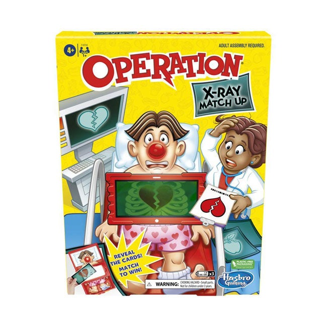 HASBRO OPERATION X-RAY MATCH UP BOARD GAME