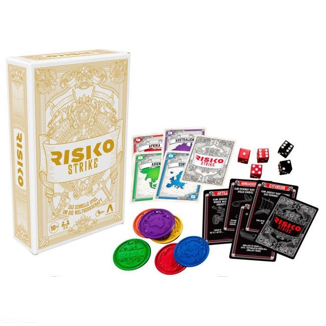 HASBRO RISK STRIKE CARDS AND DICE GAME