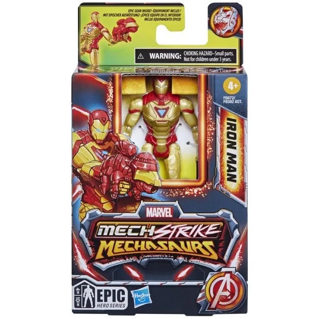 MARVEL MECH STRIKE MECHASAURS IRON MAN ACTION FIGURE