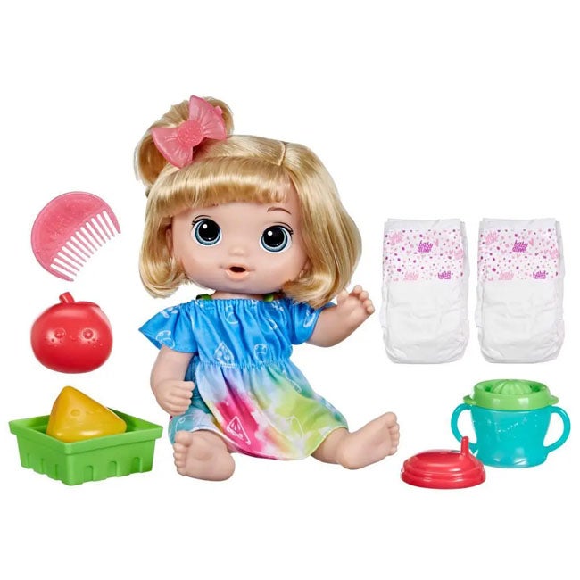 BABY ALIVE FRUITY SIPS BABY DOLL WITH ACCESSORIES