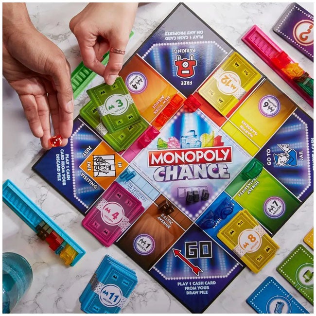 HASBRO MONOPOLY CHANCE BOARD GAME