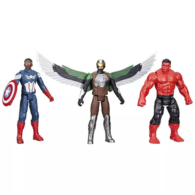 MARVEL CAPTAIN AMERICA BRAVE NEW WORLD 3-PACK TITAN HERO