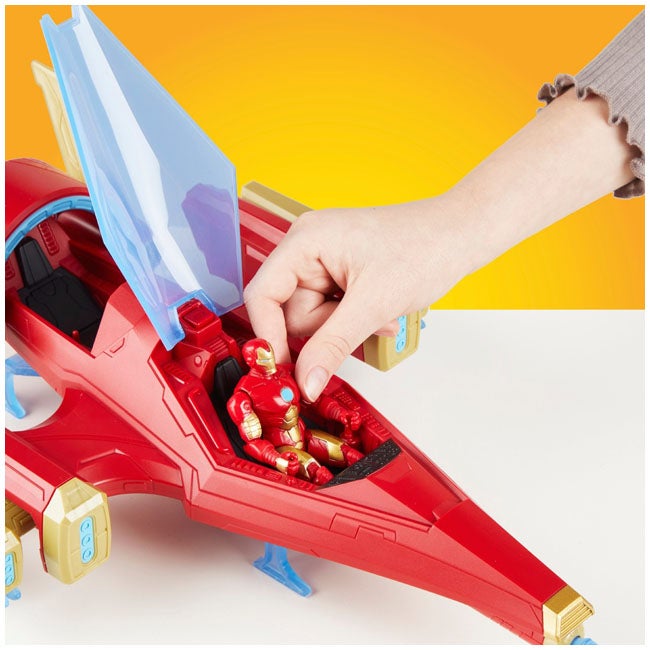 HASBRO MARVEL AVENGERS IRON MAN REPULSOR BLAST BATTLE JET SE