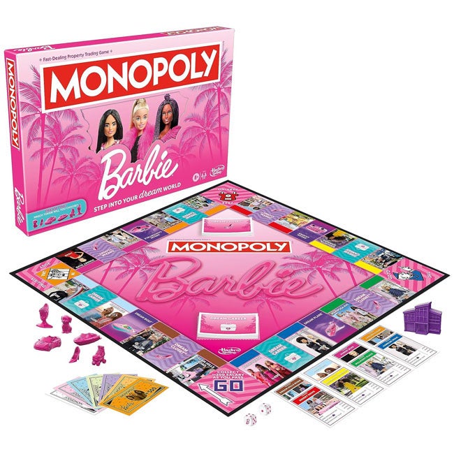 HASBRO MONOPOLY - BARBIE EDITION BOARD GAME