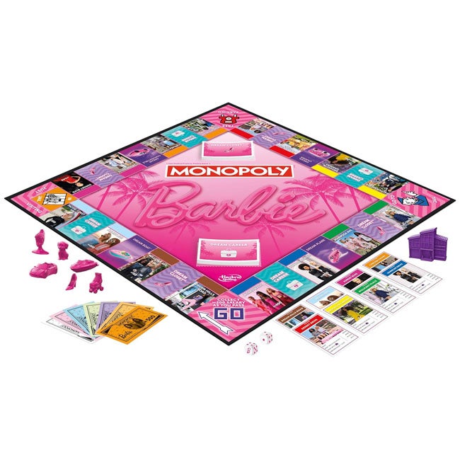 HASBRO MONOPOLY - BARBIE EDITION BOARD GAME