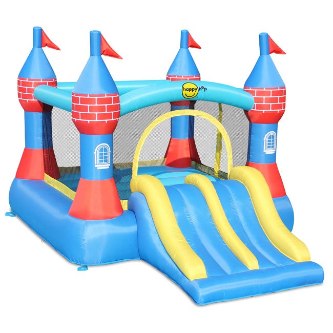 HAPPY HOP CASTLE BOUNCER WITH DOUBLE SLIDE