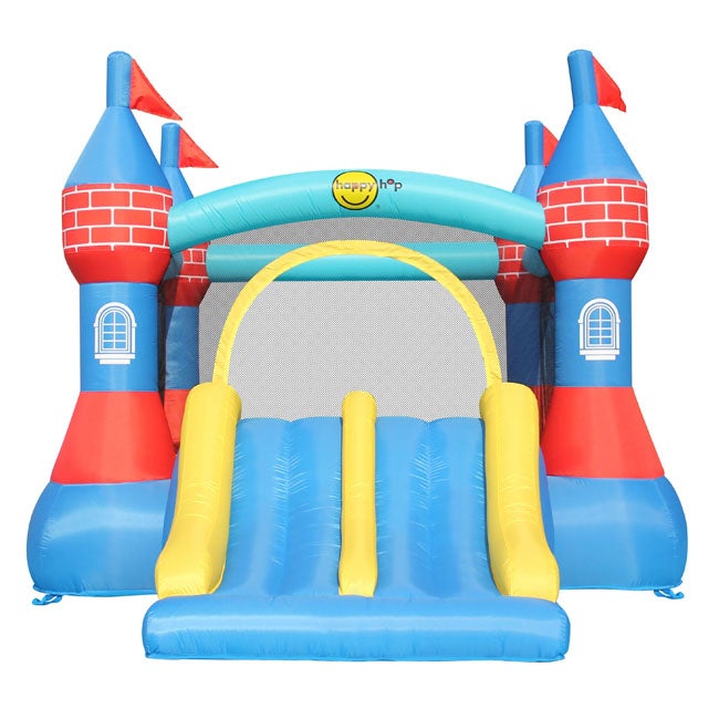 HAPPY HOP CASTLE BOUNCER WITH DOUBLE SLIDE