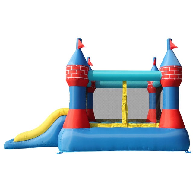 HAPPY HOP CASTLE BOUNCER WITH DOUBLE SLIDE