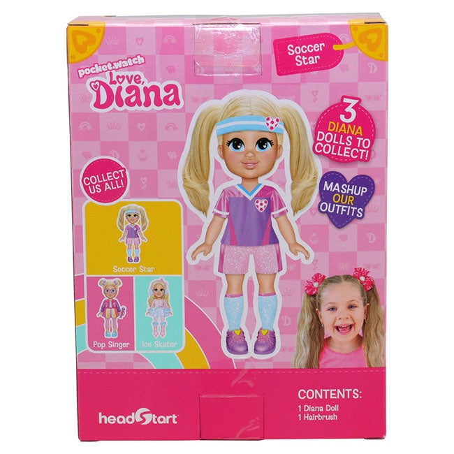 LOVE DIANA 6 INCH DOLL SOCCER STAR
