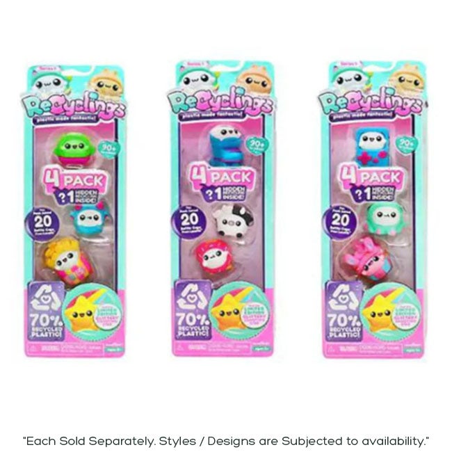 RECYCLINGS SERIES 2 COLLECTIBLE FIGURE 4-PACK