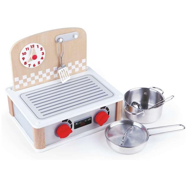 HAPE 2-IN-1 KITCHEN AND GRILL SET