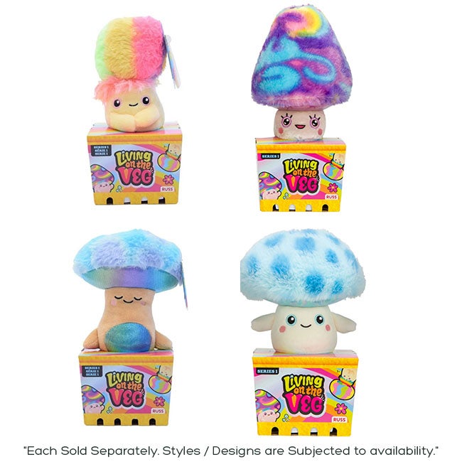 LIVING ON THE VEG 6-INCHES FUNGUYS MAISEY PLUSH