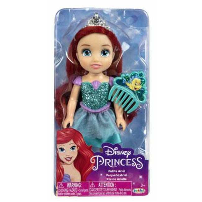 DISNEY PRINCESS PETITE DOLLS GLITTERED ASSORTED