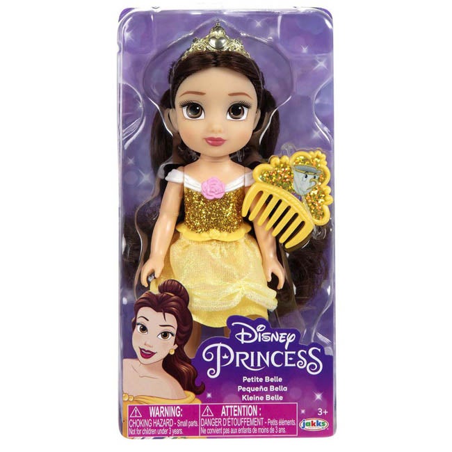 DISNEY PRINCESS PETITE DOLLS GLITTERED ASSORTED