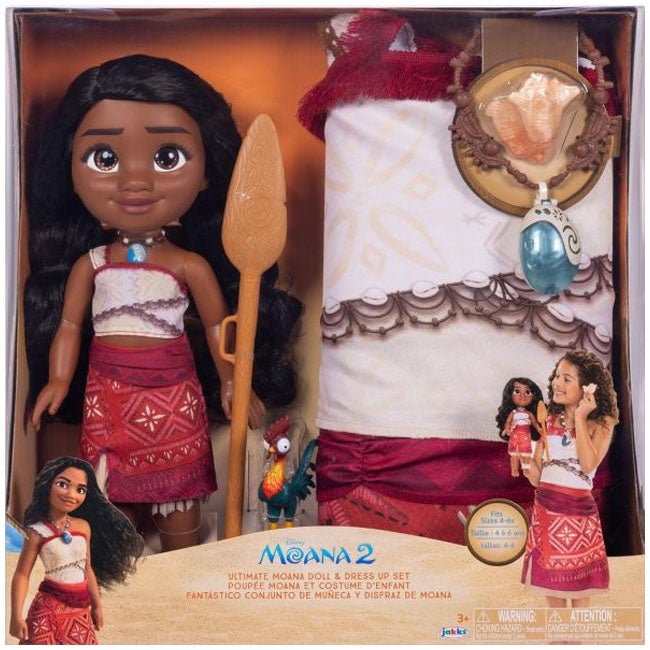 DISNEY MOANA 2 ULTIMATE DOLL + DRESS EDITION