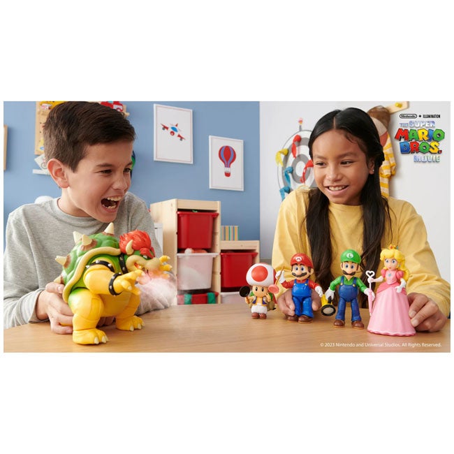 SUPER MARIO NINTENDO MOVIE 7 INCH FIG FIRE BREATHING BOWSER