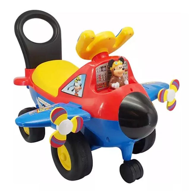 KIDDIELAND DISNEY MICKEY MOUSE PLANE LIGHT SOUND RIDE-ON
