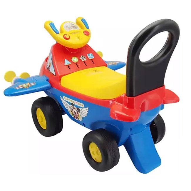 KIDDIELAND DISNEY MICKEY MOUSE PLANE LIGHT SOUND RIDE-ON